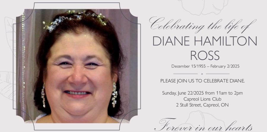 Celebration of Life for the late Diane Hamilton Ross