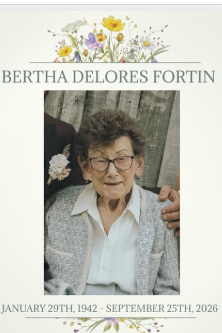Fortin, Bertha Delores (née French)